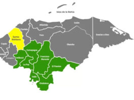 Emiten alerta amarilla para Santa Bárbara y verde para otros siete departamentos de Honduras