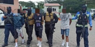 Reportan la captura de tres pandilleros en Tegucigalpa por delito de extorsión al transporte