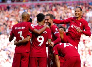El Liverpool ejecuta un despegue arrollador y una goleada histórica de 9-0 al Bournemouth