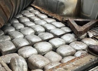 Decomisan 318 libras de marihuana ocultos en un vehículo en Jícaro Galán
