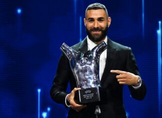 Benzema fue elegido como el «Jugador del año de la UEFA»