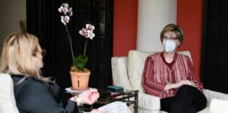 Embajadora de EE. UU. y titular del Conadeh conversan sobre la elección de la CSJ y DDHH