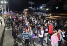 Sale nueva caravana con cerca de 1.000 migrantes desde el sur de México