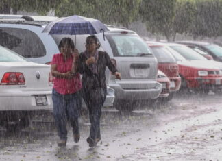Pronostican lluvias y chubascos en la mayor parte del territorio nacional