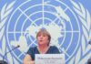 Michelle Bachelet se despide de la ONU pidiendo al mundo mayores esfuerzos para evitar una fractura global