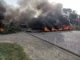 Pobladores de Santa Bárbara realizan tomas en la carretera CA-4 exigiendo un mejor servicio de energía eléctrica