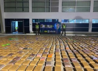 Incautan cinco toneladas de cocaína en puertos del Caribe Colombiano