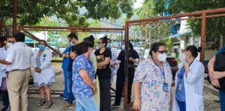 Enfermeras del Hospital Mario Catarino Rivas de SPS exigen nueve meses de salario