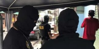 Incautan camión con varios paquetes de dólares y droga en San Pedro Sula