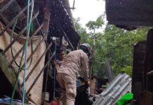 Declaran inhabitables varias zonas de la colonia La Esperanza y evacuan a varias familias