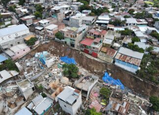Declararan como zona de desastre la Colonia Guillén en la capital de Honduras por derrumbes