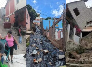 Experto advierte que el deslizamiento en la colonia Guillén avanza entre 20 y 30 metros