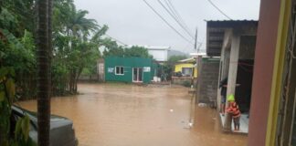 Cuerpo de Bomberos reporta una niña desaparecida y varias familias evacuadas por inundaciones en Siguatepeque