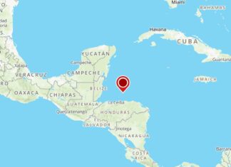Sismo de 4.7 grados en la escala de Richter sacude Guanaja