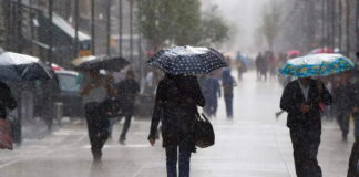 Este día continuarán las lluvias en el territorio nacional producto de una vaguada