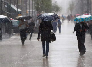 Este día continuarán las lluvias en el territorio nacional producto de una vaguada