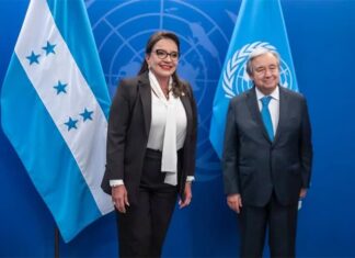 Presidenta Castro y la ONU acuerdan acelerar instalación de la CICIH en Honduras