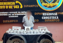 Capturan a un hombre con 100 paquetes de marihuana en la zona sur del país