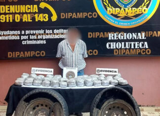 Capturan a un hombre con 100 paquetes de marihuana en la zona sur del país