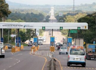 Hay paso libre y no se está cobrando en el peaje de Santa Cruz de Yojoa