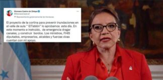 Xiomara Castro estará al frente para dar respuesta ante emergencia por inundaciones