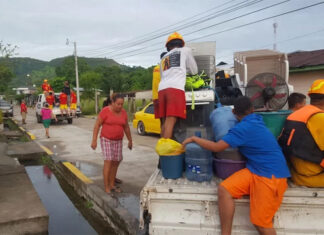 Continúan las evacuaciones en la zona central y el Valle de Sula por el desbordamiento de ríos