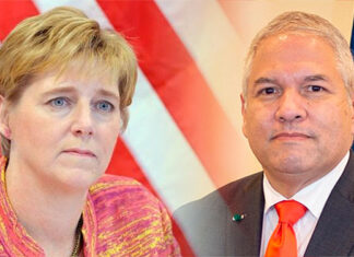 ¡Encontronazo! Canciller Reina advierte a la embajadora de EE. UU. dejar de intervenir en la política interna del país