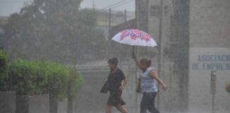 Este martes continuarán las lluvias de moderadas a fuertes en el territorio nacional