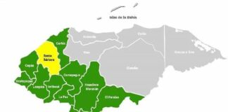 Copeco mantiene las alertas por lluvias en 12 departamentos del país