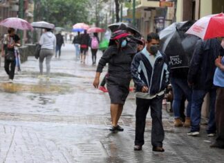 Lluvias con actividad eléctrica continuarán en la mayor parte del país