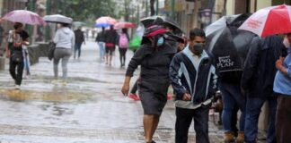 Las lluvias y chubascos continuarán este día en el territorio nacional