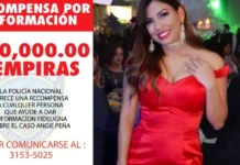 Aumentan a 200 mil lempiras la recompensa por brindar información sobre Angie Peña