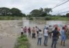 Crecida del río Goascorán deja unas 17 comunidades incomunicadas en la Costa de Los Amates, Valle