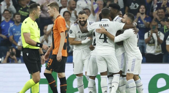El Real Madrid perdona, pero 2-1 gana al Shakhtar Donetsk en la Champions League