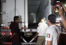 Encuentran a 19 migrantes hacinados en una camioneta en el norte de México