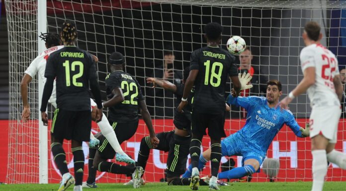 El Leipizg acaba con el invicto del Real Madrid tras la derrota de 3-2