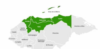 Alerta verde por 24 horas para la zona norte y el caribe de Honduras