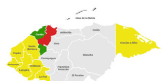 Extienden Alerta Roja para municipios del sur y aledaños al río Ulúa en el norte