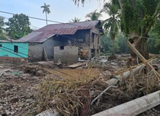Inundaciones dejaron destrucción en excampos bananeros tras bajar el caudal del agua