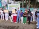 Enfermeras de Puerto Lempira realizan protesta de brazos caídos ante falta de pago