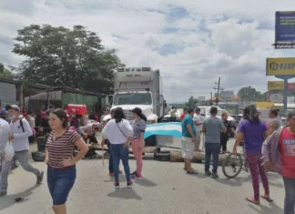 Hondureños realizan protestas en diferentes partes del país