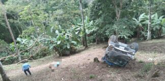Vehículo cae en una hondonada en Danlí y deja cuatro inmigrantes muertos