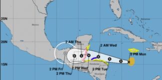 Lisa puede ser huracán el miércoles frente a las islas de Honduras y Belice