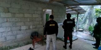 Ministerio Público rescata a tres menores en una aldea de Arizona, Atlántida