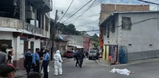 Matan a dos personas en la colonia Las Torres de la capital hondureña