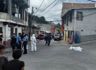 Matan a dos personas en la colonia Las Torres de la capital hondureña