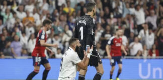 El Real Madrid empata 1-1 contra el Osasuna y pierde el liderato de la Liga Española