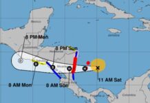 La tormenta Julia cambia su ruta al sur de El Salvador y piden vigilar la zona costera