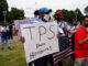 Hondureños protestan frente a la embajada de EEUU exigiendo el TPS