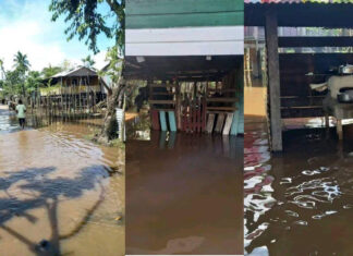 Alcalde del municipio de Villeda Morales lanza S.O.S. por inundaciones y la amenaza de la tormenta Julia